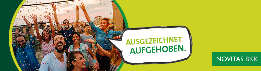 Einfach überzeugend - Siegel der Novitas BKK